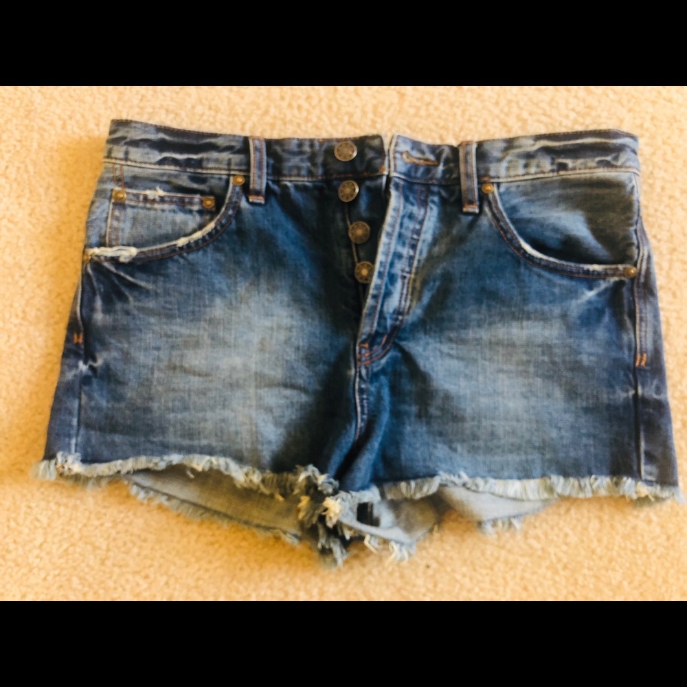 Denim shorts